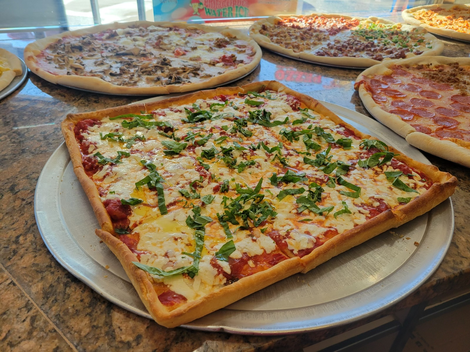 Brick oven pizza at Gianna's Pizza & Catering, Warren NJ
